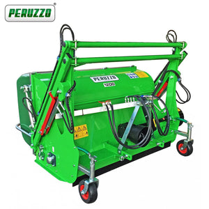 Peruzzo 46” Commercial Flail Collector Mower for 25 to 30 HP Tractors, 6’ Hydraulic High Lift, Category 1N, MFR #: Koala Professional 1200, Made in Italy