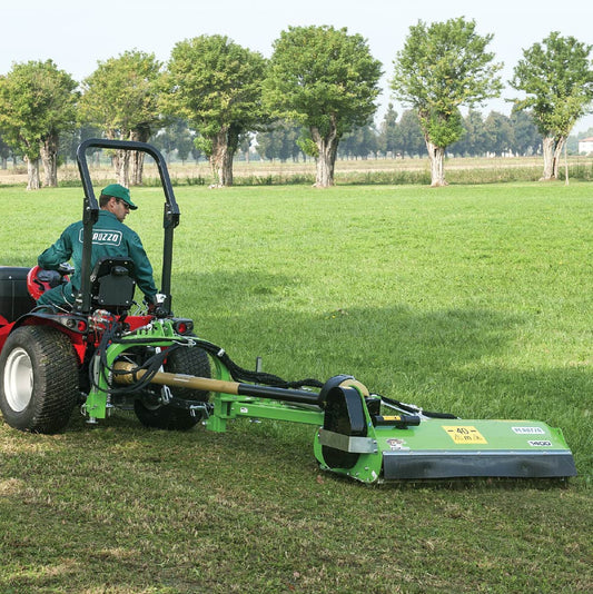Peruzzo 53" Rear Mounted Ditch‑Bank Flail Mower, Hydraulic Offset, 25-40 HP Tractors, Manufactured in Italy, PRZ-FOX-CORSS1400M