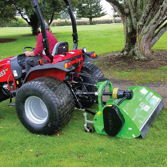 Peruzzo 58” Rear Flail Mower with Lateral side-shift, Compact Design for 22-35 HP Tractors, Manufactured in Italy, PRZ-FOX-S-1600M