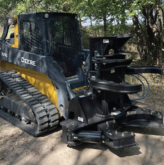 Maxx Attachments 16″ Timberwolf Forestry Tree Shear for Skid Steer, Grapple Arm, AR400 Blade, High-Speed Hydraulic System, Manufactured in USA, MAX-7021D4