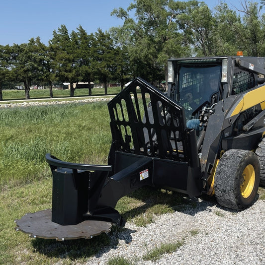 Maxx Attachments Tree Saw with 14″ Cutting Capacity, 38″ Disk, Fixed or Swing Boom, Carbide Teeth, Sprayer Option, Manufactured in USA, MAX-7443D1