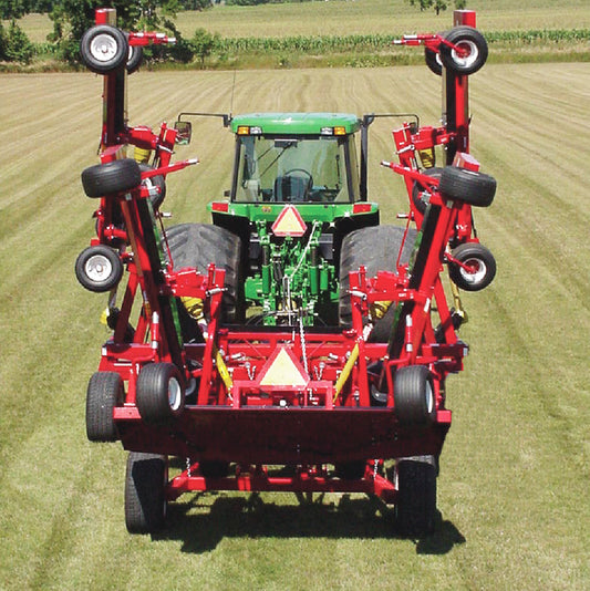 Progressive Turf Galvanized Mowing System, 36’ Cutting Width, 3/4" to 5" cut height, 80-100 PTO HP, Manufactured in Canada, PRG-PROMAX36G