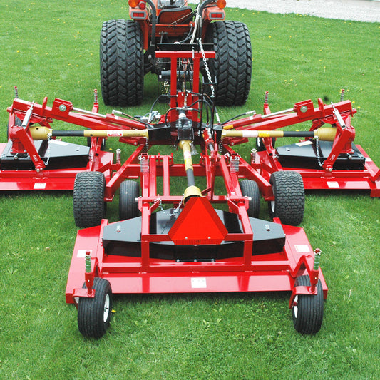 Progressive Turf Tri-Deck Finishing Mower, 12’ Cutting Width, 25-40 HP, Manufactured in Canada, PRG-TD65-2