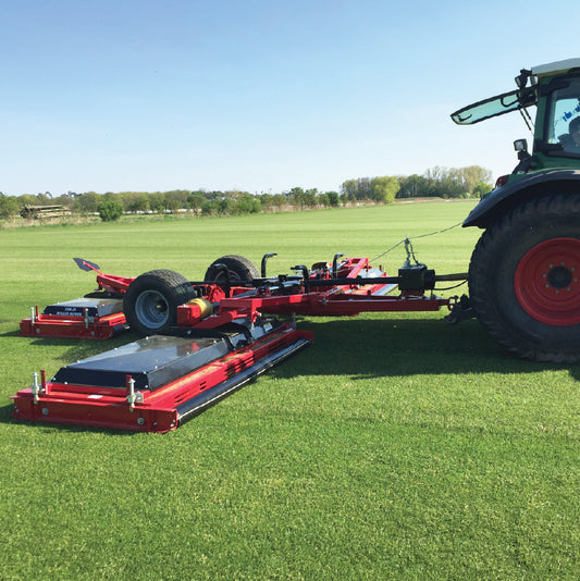 Progressive Turf Tri-Deck Roller Finishing Mower, 25′ 8” Cutting Width, Manufactured in Canada, PRG-TDR26