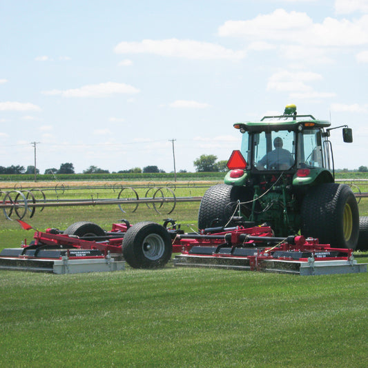 Progressive Turf Galvanized Tri-Deck Roller Finishing Mower, 29′ 6” Cutting Width, Manufactured in Canada, PRG-TDR30G