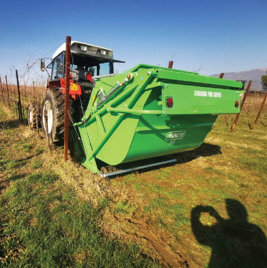 Peruzzo Canguro Super 1800 Flail Collector, 72″ Cutting Width, Hydraulic Hopper, Manufactured in Italy, PRZ-CANGURO1800