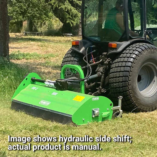 Peruzzo 46" Rear Flail Mower with Lateral side-shift, Compact Design for 18–25 HP Tractors, Manufactured in Italy, PRZ-FOX-S-1200